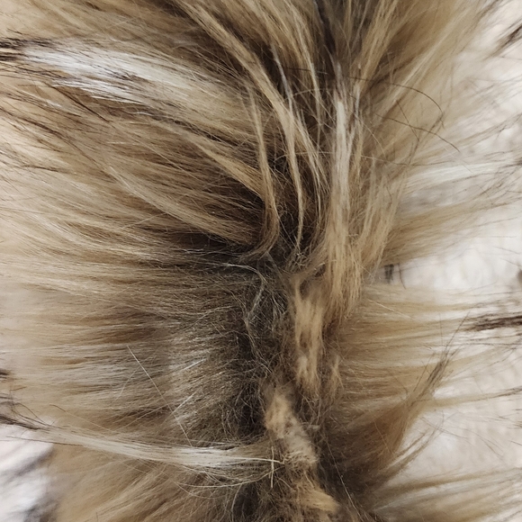 Faux Fur Hooded Denim Jacket - Picture 4 of 5